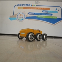 Robot de lutte contre l'incendie équipé de vision nocturne résistant aux radiations de détection de gaz personnalisé de haute qualité