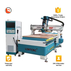 1300*2500mm 4**8ft Automatic tool change ATC 1325 1530 2030 CNC Router Machine 8 Tools for Furniture Cutting Engraving Price