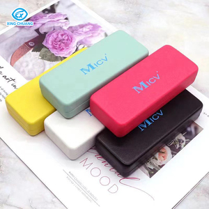 Estuche rígido de PU de buena calidad con logotipo personalizado para gafas Estuche óptico antipresión Estuche portátil para anteojos Colorido <span class=keywords><strong>y</strong></span> asequible - Product Image 1