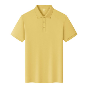 Promotional Polo Shirt Solid Color Polyester Breathable Short Sleeve For Daily Wear - Product Image 4