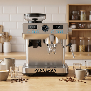PANCERKA Máquina de Espresso Profesional de Metal, 20 Bares, Máquina de Espresso Comercial para Hogar, Hotel y Uso Profesional, Gran Venta - Product Image 1