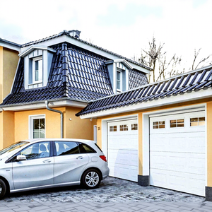 Panneau en acier personnalisable de 40mm sectionnel pour <span class=keywords><strong>porte</strong></span> de <span class=keywords><strong>garage</strong></span> familiale moderne segmenté antivol poignée anti-piège pour usage domestique - Product Image 1