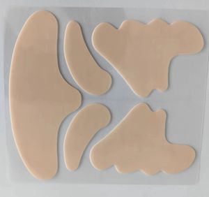 2024 جديد رقيقة جدا 5 قطع من رقعة الجبهة والعين الناعمة القابلة لإعادة الاستخدام سيليكون لاصقات مكافحة التجاعيد - Product Image 1