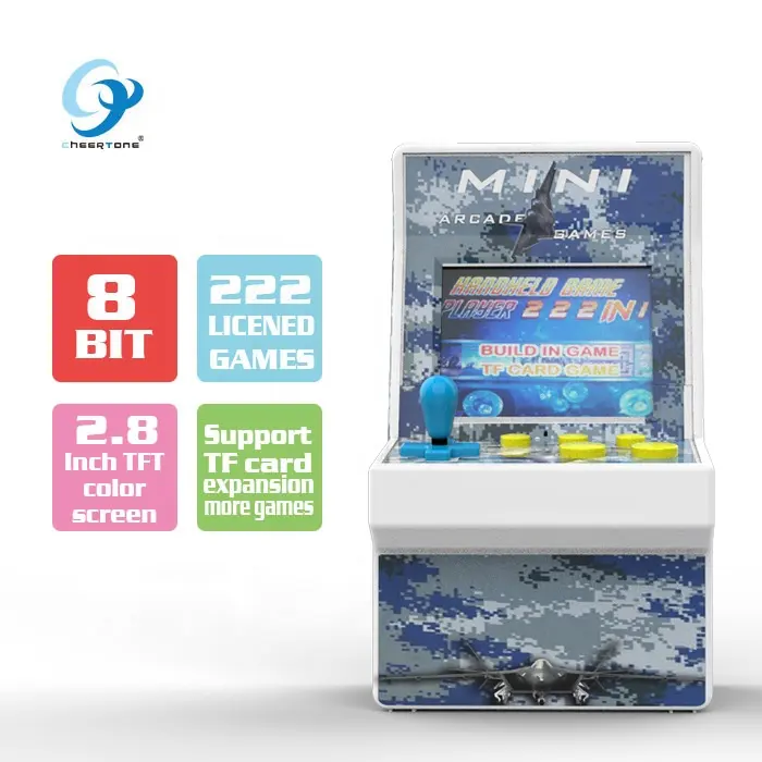 2022 prezzo di fabbrica CT882T palmare Retro Mini Console di gioco Arcade supporto TF Card per bambini