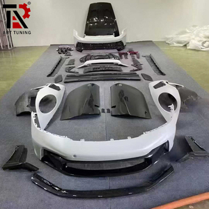 Kit de Carrocería Ancha Estilo GT3 RS de Fibra de Carbono para Conversión de Porsche 911 992, Juego Completo de Parachoques Delantero, Faldones Laterales y Difusor Trasero - Product Image 1