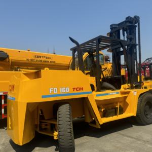 Haute qualité TCM FD160 chariot élévateur Diesel 16 tonnes japon utilisé vente chaude Shanghai moteur d'origine bonne condition boîte de vitesses pompe - Product Image 3