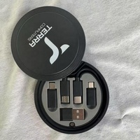 Adaptateur OTG 6 en 1 60W en plastique ABS avec logo personnalisé OEM, câble de données pour ordinateur à charge rapide 3A, kit avec boîte de rangement