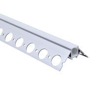Profilé en aluminium encastré pour bande LED, qualité usine, avec diffuseur laiteux pour plafond, idéal pour les cloisons sèches