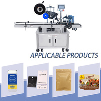 Applicateur d'étiquettes automatique à grande vitesse pour boîtes en carton, sacs en papier, cartes, pochettes, sachets, bouteilles plates