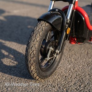 Vélo électrique pliable pour adultes, design compact avec transmission à 7 vitesses et feu stop intégré pour une conduite nocturne sécurisée - Product Image 6