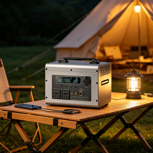Générateur solaire portable, batterie LiFePO4, station d'alimentation pour le camping, la maison, le bureau et les applications en plein air - Product Image 1