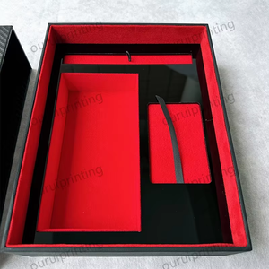 Custom Logo Fashionable Luxury Black Cardboard Gift <b>Box</b> Paper Packaging Case for Sunglasses <b>Pen</b> Watch With Insert Tray - Product Image 6