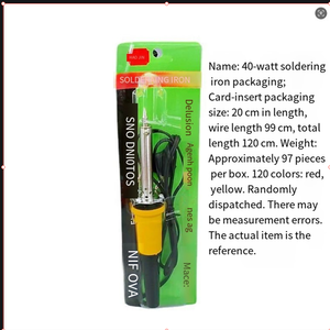 Insert rond insert plat poignée en plastique pointe pointue chauffage externe <span class=keywords><strong>fer</strong></span> à <span class=keywords><strong>souder</strong></span> 30W/40W/60W - Product Image 5