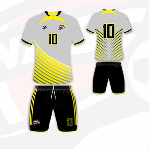 طقم جيرسي كرة قدم كلاسيكي قابل للتخصيص من القطن والبوليستر ملابس كرة قدم للبالغين تايلاندي وطني آخر مشمول - Product Image 1