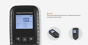 Medidor de Espessura de Revestimento de Pintura Automotiva e Eletroplaca Metálica com Sonda Interna - Product Image 5