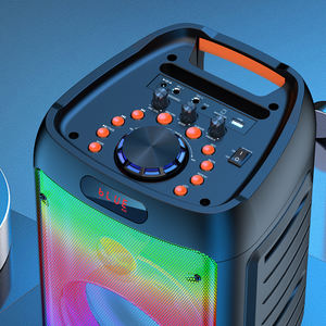 KAKU/KAKUSIGA Lampe à <span class=keywords><strong>flamme</strong></span> populaire, haut-parleur Bluetooth sans fil, super haut-parleurs 8 pouces avec microphone karaoké, grande capacité - Product Image 5