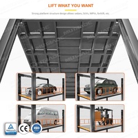 Plateforme élévatrice hydraulique pour voitures de 4 tonnes, élévateur de stationnement automobile