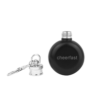 Cheerfast Factory Wholesale 1oz Hinden Flask Leakproof Pocket Stainless Steel Hip Flask Small Mini Whiskey Wine Bottle for Men