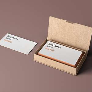 定制凸版印刷和压花高端艺术纸名片和感谢卡促销 - Product Image 5