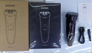 Rasoir électrique rotatif USB portable de haute qualité, rechargeable, pour hommes, vente en gros - Product Image 3