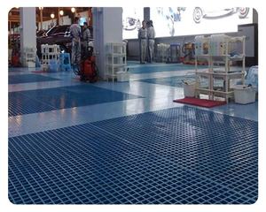 Frp Flooring Fiberglass Grating 1.5" * 1.5" Grp Grid <b>Mesh</b> 4 Ft* 8ft Factory Price - Product Image 1