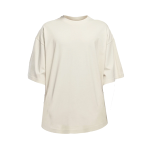 Streetwear à épaules tombantes pour hommes de haute qualité T-Shirt blanc pur coton grande taille lavé fabrication directe en usine BD - Product Image 6