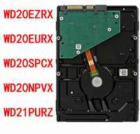 Disque dur interne SATA 2 To 3,5 pouces WD20EZRX WD20EURX WD20SPCX WD20NPVX WD21PURZ HDD