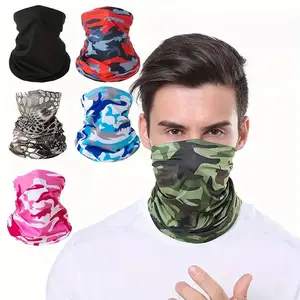 Protección solar a prueba de viento de moda barato senderismo al Aire Libre Verde Negro púrpura personalizado tubo Bandana para escalar montañas