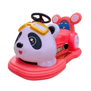 Coche de Choque Eléctrico Infantil de Plástico con Diseño de Panda Rojo para Exteriores, Equipo de Atracción - Product Image 2