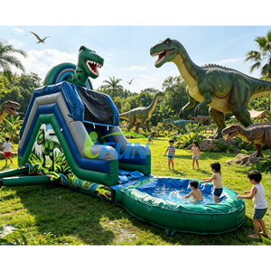Tobogán Acuático Inflable de Doble Carril con Temática de Helados y Dulces, Tobogán Inflable con Piscina Larga para Eventos al Aire Libre en Alquiler - Product Image 6