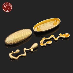 Botones Metálicos Personalizados de Fábrica, Botones con Forma Irregular, Estrella de Mar con Logotipo Grabado, Botones Metálicos Personalizados para Accesorios de Ropa - Product Image 4