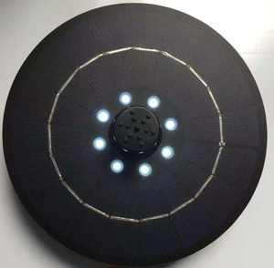 Fonte <span class=keywords><strong>Solar</strong></span> para Banho de Pássaros, Bomba de Fonte <span class=keywords><strong>Solar</strong></span> Automática Flutuante com 6 Bicos e 4 Tubos Plásticos - Product Image 5