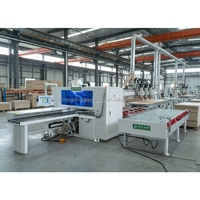 Máquina de Perforación CNC de Seis Lados para Fabricación de Gabinetes, Producción de Muebles, Perforación y Fresado Automático de Paneles de Madera