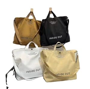 ECO Oversize Weekend Heavy Fabric Canvas Cotton Shopping Tote <b>Bag</b> Women/men Gift Handbag With Strong Strap Custom logo - Product Image 1