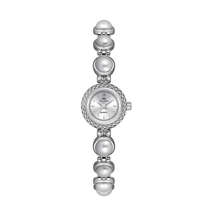 Montre pour femme BS FA1805, montre-bracelet à quartz étanche, bracelet en perles de luxe, montre vintage pour femme - Product Image 1