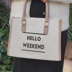 Sac fourre-tout en toile imprimé personnalisé, écologique, pas cher, réutilisable, avec poignée en coton, pour cadeaux, logo personnalisé - Product Image 4