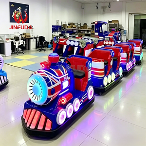 <span class=keywords><strong>Train</strong></span> <span class=keywords><strong>électrique</strong></span> sans rails pour enfants, mini-<span class=keywords><strong>train</strong></span> de parc d'attractions, équipement de divertissement extérieur de <span class=keywords><strong>grande</strong></span> envergure - Product Image 2