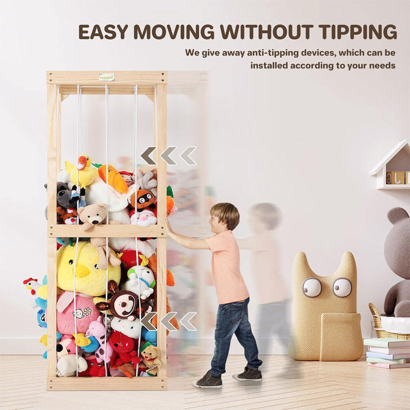 Zoo Extra Large Stuffed Animal Storage Playroom Storage HAIDAIYA