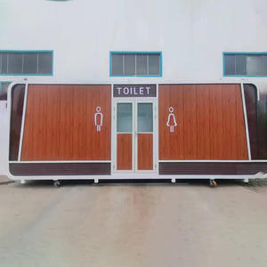 अनुकूलित थोक मूल्य गर्म बिक्री पर्यावरण के अनुकूल पोर्टेबल शौचालय मोबाइल प्रीफैब हाउस शौचालय कंटेनर आधुनिक पार्क उपयोग - Product Image 6