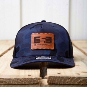 Gorra de Béisbol con Parche de Cuero Bordado Personalizado, Gorras Trucker Bordadas Richardson 112 - Product Image 2