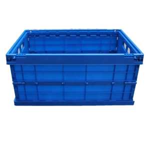 <span class=keywords><strong>Caisse</strong></span> en <span class=keywords><strong>plastique</strong></span> de taille européenne 760*580*520mm, empilable, emboîtable, pliable, avec couvercle intégré, fabriquée en Chine - Product Image 4