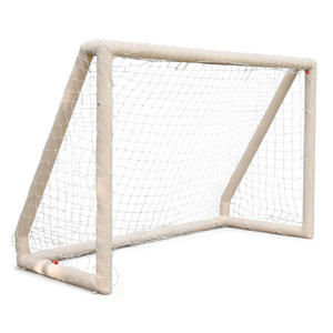 Padiin Nouveau <span class=keywords><strong>but</strong></span> de football gonflable portable, installation rapide, pour enfants et adultes, beige et blanc, 310x200x130cm, sûr et facile à ranger - Product Image 5