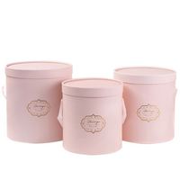 Kemasan teh Kraft besar kotak parfum hadiah kertas silinder bulat untuk tampilan bunga