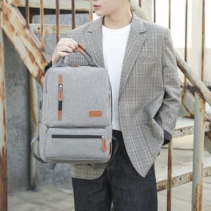 Men's Business Backpack 15-Inch Waterproof Travel Bag Set With Shoulder Bag And Pouch For Work And School - Product Image 3