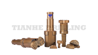 Système de carottage concentrique pour forage de puits symétrique, foret de forage de la couche de déchets 168 mm en acier à haute teneur en manganèse forgé