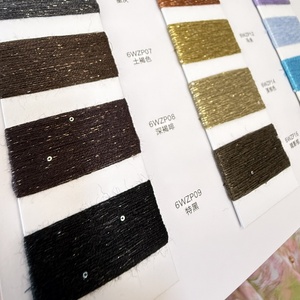 1/18NM 4.6% Wool 17.6% Nylon 19.3% Acrylic 58.5% <b>Polyester</b> Blended Fancy <b>Yarn</b> Eco-Friendly High Tenacity Embroidery Lurex Sequin - Product Image 1