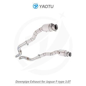 YT <strong>Header</strong> with Catalyst and Heat Insulation for Jaguar F-<strong>type</strong> 3.0T - Product Image 5