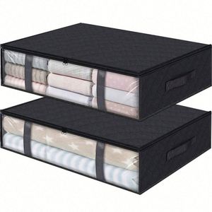 Cross-border Square Carved Clothing Organizer <b>Collapsible</b> Transparent Eco-Friendly PVC 3-6L Capacity American Style Flat <b>Storage</b> - Product Image 5