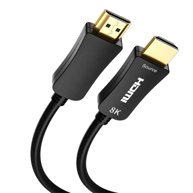 HDMI 2.1 Fiber Optic AOC Cable 8K/60Hz 4K/120Hz 48Gbps EARC HDCP2.3 HDR Optical Cable for RTX 3080 3090 Gaming