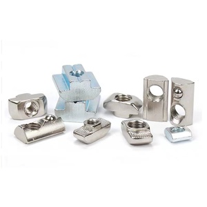 Écrous à rainure en T de haute qualité Écrous à billes à ressort 2020 <span class=keywords><strong>3030</strong></span> 4040 4545 Écrous en T à ressort avec bille chargée M8 - Product Image 3